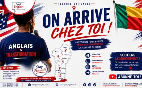 affiche english course